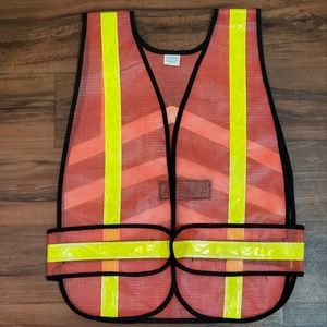Orange Reflective Safety Vest, NWOT, Size L